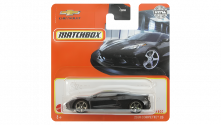 Машинка Велике Місто Matchbox 2020 Corvette C8 Off-Road 1:64 HFR84 Black - Retromagaz, image 1