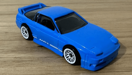 Машинка Базовая Hot Wheels '96 Nissan 180SX Type X The `90S 1:64 HTB08 Blue - Retromagaz, image 1