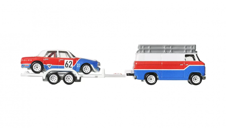 Машинка Premium Hot Wheels 2шт '70 Rover P6 Group 2 и Транспортер HW Rally Hauler Team Transport 1:64 FLF56/HKF45 Red - Retromagaz, image 4