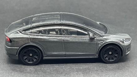 Машинка Велике Місто Matchbox Tesla Model X Metro 1:64 HLC74 Grey - Retromagaz, image 3