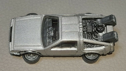 Машинка Базовая Hot Wheels DeLorean DMC-12 Back to the Future Time Machine - Hover Mode City 1:64 CFG79 Silver - Retromagaz, image 6