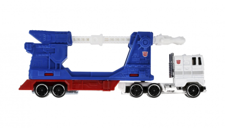 Машинка Базовая Hot Wheels Freightliner Ultra Magnus Transformers Track Fleet 1:64 JCM59 White - Retromagaz, image 3