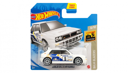 Машинка Базовая Hot Wheels Lancia Delta Integrale Baja Blazers 1:64 GRX51 White - Retromagaz, image 1