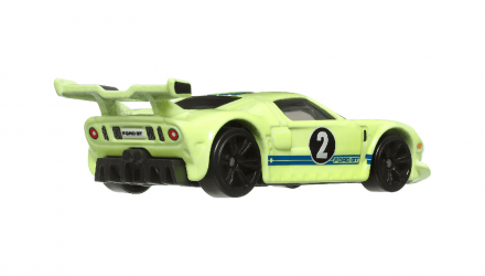 Тематическая Машинка Hot Wheels Ford GT Neon Speeders 1:64 HLH72/HRW77 Yellow - Retromagaz, image 2