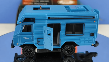 Тематическая Машинка Matchbox 1965 Land Rover Series II Forward Control Moving Parts 1:64 FWD28/HVM81 Blue - Retromagaz, image 3