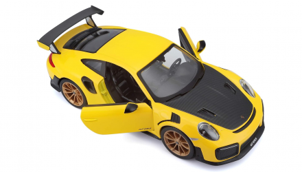 Машинка Maisto Porsche 911 GT2 RS Special Edition 1:24 Yellow - Retromagaz, image 2