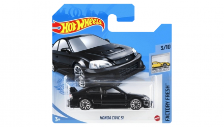 Машинка Базова Hot Wheels Honda Civic Si Fast & Furious Factory Fresh 1:64 GTC63 Black - Retromagaz, image 1