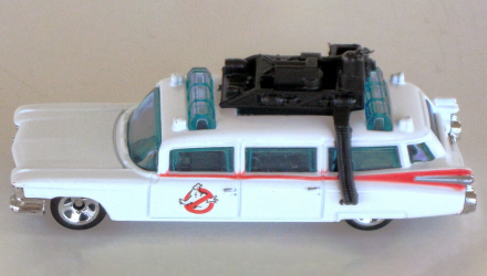 Машинка Базовая Hot Wheels Cadillac Ghostbusters Ecto-1 New Models 1:64 R0942 White - Retromagaz, image 4