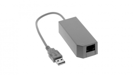 Адаптер Nintendo Wii RVL-015 LAN - USB Grey Б/У - Retromagaz, image 1