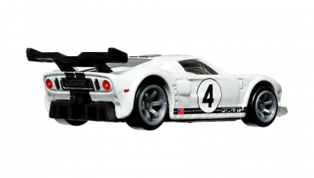 Машинка Premium Hot Wheels Ford GT Speed Machines 1:64 HKC46 White - Retromagaz, image 3