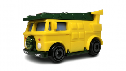 Машинка Базовая Hot Wheels Teenage Mutant Ninja Turtles Party Wagon Screen Time 1:64 GHB47 Yellow - Retromagaz, image 3