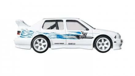 Машинка Premium Hot Wheels Volkswagen Jetta MK3 Fast & Furious 1:64 GBW85 White - Retromagaz, image 4