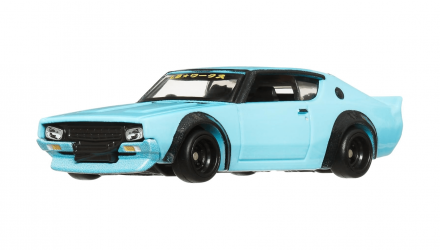 Машинка Premium Hot Wheels 2шт Nissan Skyline 2000GT-R LBWK и Транспортер Fleet Flyer Team Transport 1:64 HRV45 Blue - Retromagaz, image 2