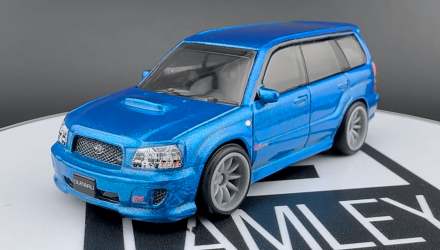 Машинка Premium Hot Wheels Subaru Forester STi Modern Classics 1:64 HRV74 Blue - Retromagaz, image 2