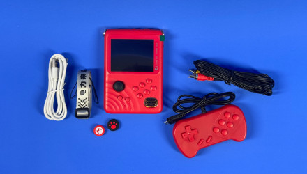 Консоль RMC E2 with Power Bank 6000 mAh + 1000 Вбудованих Ігор Red - Retromagaz, image 1