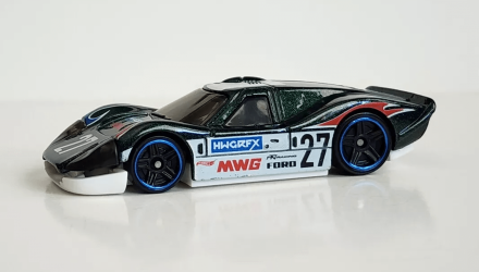 Машинка Базовая Hot Wheels '67 Ford GT40 Mk.IV Then and Now 1:64 HTC69 Black - Retromagaz, image 1