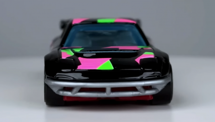 Тематическая Машинка Hot Wheels '95 Mazda RX-7 Drift Neon Speeders 1:64 HLH72/HRW70 Black - Retromagaz, image 5