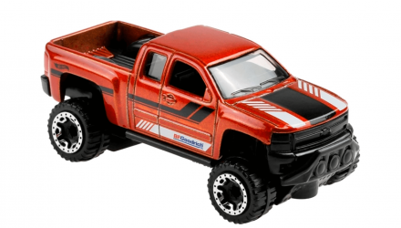 Машинка Базовая Hot Wheels Chevy Silverado Off Road Hot Trucks 1:64 GRY92 Orange - Retromagaz, image 2