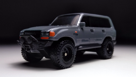 Машинка Базова Hot Wheels Toyota Land Cruiser 80 Hot Trucks 1:64 GRX22 Grey - Retromagaz, image 4