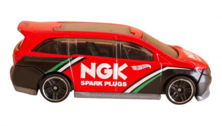 Машинка Базова Hot Wheels Honda Odyssey NGK Speed Graphics 1:64 DTX63 Red - Retromagaz, image 2