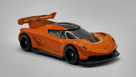 Машинка Базовая Hot Wheels 2020 Koenigsegg Jesko Exotics 1:64 HTF07 Orange - Retromagaz, image 1