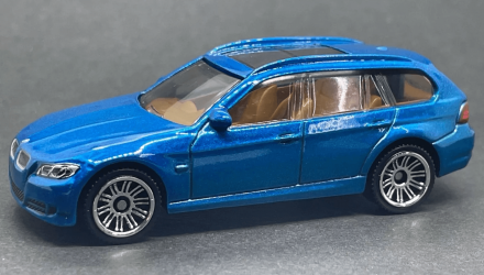 Машинка Большой Город Matchbox 2012 BMW 3 Series Touring Roadtrip 1:64 JBP14 Blue - Retromagaz, image 1