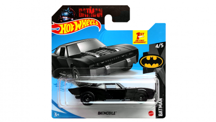 Машинка Базова Hot Wheels Batman Batmobile Batman 1:64 GTB53 Black - Retromagaz, image 1