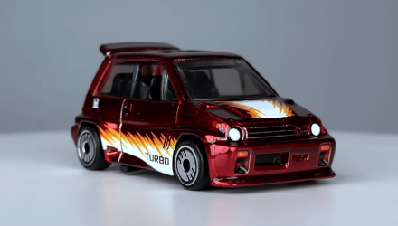 Тематическая Машинка Hot Wheels '85 Honda City Turbo II Ultra Hots 1:64 HDG52/HRX13 Red - Retromagaz, image 4