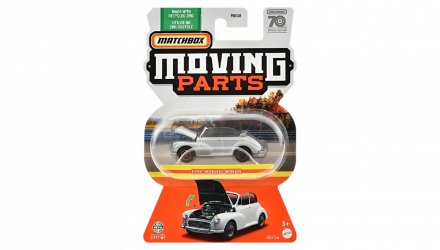 Тематична Машинка Matchbox Morris Minor 70th Special Edition Moving Parts 1:64 FWD28/HLG35 Silver - Retromagaz, image 1