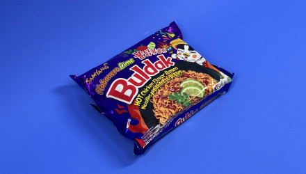 Локшина Samyang Buldak Artificial Spicy Chicken Flavor Ramen Habanero Lime Гостра 135g - Retromagaz, image 2