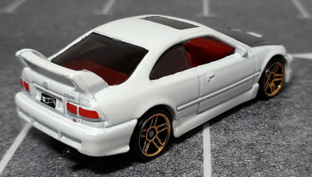 Набор Машинок Базових Hot Wheels Honda Civic Si HTC41 Gold + HTD07 White 1:64 - Retromagaz, image 4