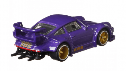 Машинка Premium Hot Wheels 2шт RWB Porsche 930 та Транспортер Aero Lift Team Transport 1:64 GJT37 Purple - Retromagaz, image 4