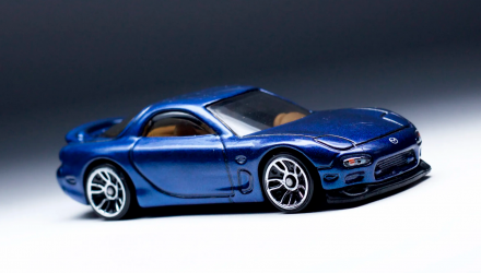 Машинка Базовая Hot Wheels '95 Mazda RX-7 Then and Now 1:64 DTW90 Dark Blue - Retromagaz, image 5