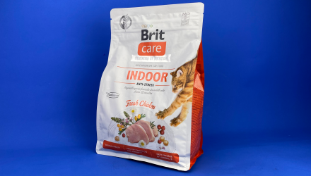 Сухий Корм для Котів Brit Care GF Indoor Anti-Stress Курка 2kg - Retromagaz, image 2