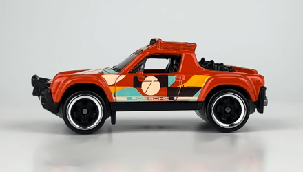 Тематическая Машинка Hot Wheels Porsche 914 Safari Type 7 Speed Graphics 1:64 HRT06 Orange - Retromagaz, image 3