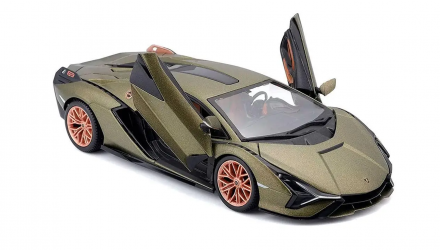 Машинка Bburago Lamborghini Sian FKP 37 1:24 Green - Retromagaz, image 2