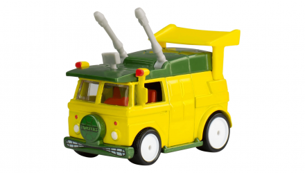 Машинка Premium Hot Wheels Teenage Mutant Ninja Turtles Party Wagon Pop Culture 1:64 HXF04 Yellow - Retromagaz, image 1