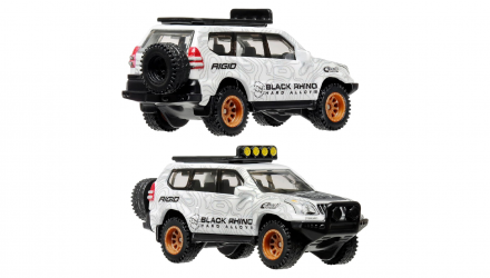 Машинка Premium Hot Wheels 2шт Toyota Land Cruiser Prado / Mercedes-Benz Sprinter Tourer 2-Packs 1:64 HRR76 White - Retromagaz, image 3