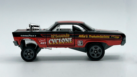 Машинка Базовая Hot Wheels '65 Mercury Comet Cyclone Gassers 1:64 HKH62 Black - Retromagaz, image 4