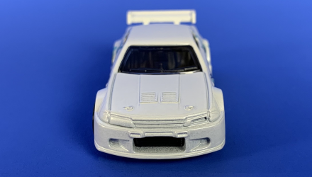 Машинка Базовая Hot Wheels Godzilla Nissan Skyline GT-R (R32) J-Imports 1:64 HKJ13 White - Retromagaz, image 5