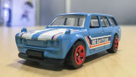 Машинка Базова Hot Wheels '71 Datsun Bluebird 510 Wagon Surf's Up 1:64 FBD29 Blue - Retromagaz, image 2