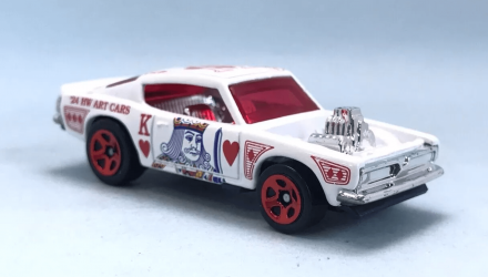 Машинка Базовая Hot Wheels King Kuda Art Cars 1:64 HTB77 White - Retromagaz, image 3