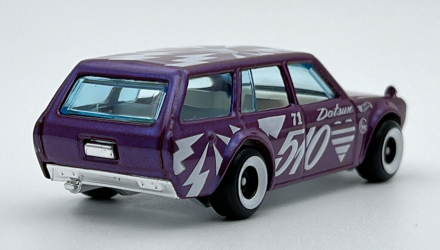 Машинка Базовая Hot Wheels Datsun Bluebird Wagon (510) Wagons 1:64 HKH72 Purple - Retromagaz, image 3