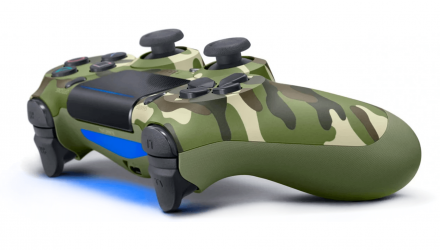 Геймпад Беспроводной Sony PlayStation 4 DualShock 4 Version 2 Green Camo Б/У - Retromagaz, image 1