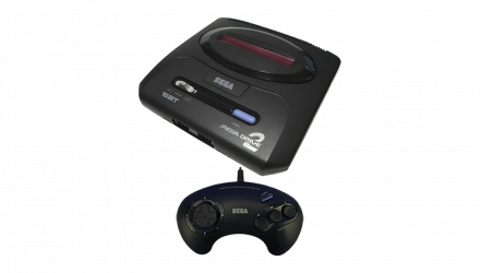 Набор Консоль Sega Mega Drive 2 HAA-2502 Black Б/У  + Геймпад Проводной Blue - Retromagaz, image 1