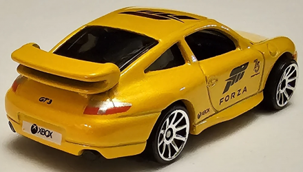 Тематична Машинка Hot Wheels Porsche 911 GT3 Forza 1:64 HLK28 Yellow - Retromagaz, image 3