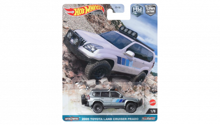 Машинка Premium Hot Wheels 2005 Toyota Land Cruiser Prado Off-Road 1:64 HKC70 Grey - Retromagaz, image 1