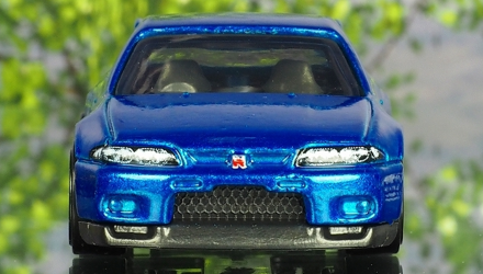 Машинка Базова Hot Wheels Nissan Skyline GT-R R33 Then and Now 1:64 FJV51 Blue - Retromagaz, image 5