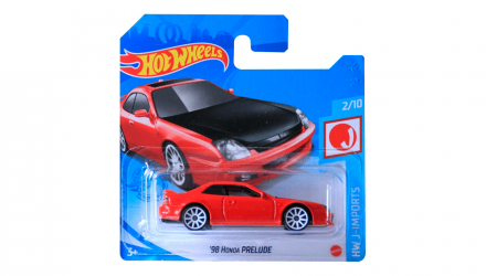 Машинка Базовая Hot Wheels '98 Honda Prelude J-Imports 1:64 GTC08 Red - Retromagaz, image 1