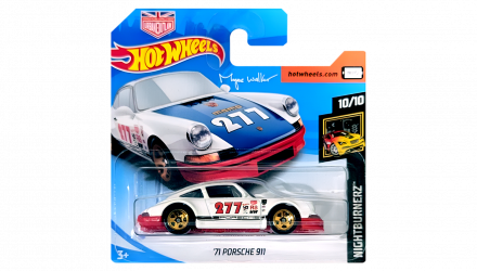 Машинка Базовая Hot Wheels '71 Porsche 911 Magnus Walker Nightburnerz 1:64 FKB02 White - Retromagaz, image 1